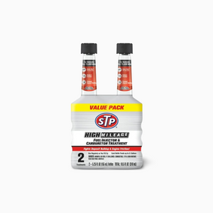 STP High Mileage Fuel Injector & Carburetor Cleaner – 5.25 oz (2 Pack)