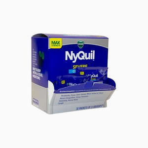 Vicks NyQuil Cold & Flu Max Strength – 32 Packets of 2 Liquid Caps