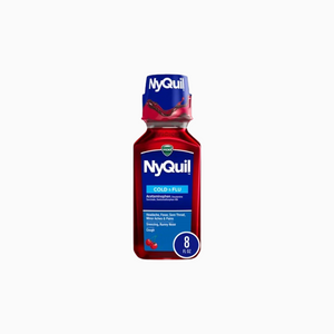 Vicks NyQuil Cold & Flu Relief – Cherry Flavor – 8 fl. oz. Liquid
