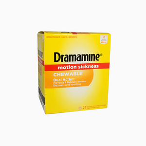 Dramamine Motion Sickness Relief – 25 Tablets