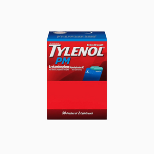 Tylenol PM Extra Strength – 50 Caplets | Pain Reliever + Nighttime Sleep Aid