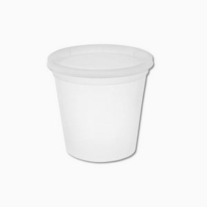 Wise 24 oz leak-proof clear deli container with tight lid