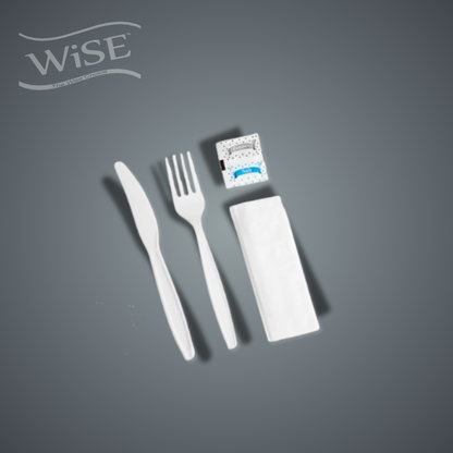 Wise PP White 5PC Set - 250CT