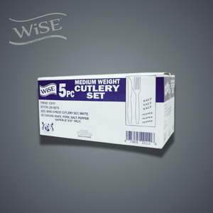 Wise PP White 5PC Set Case