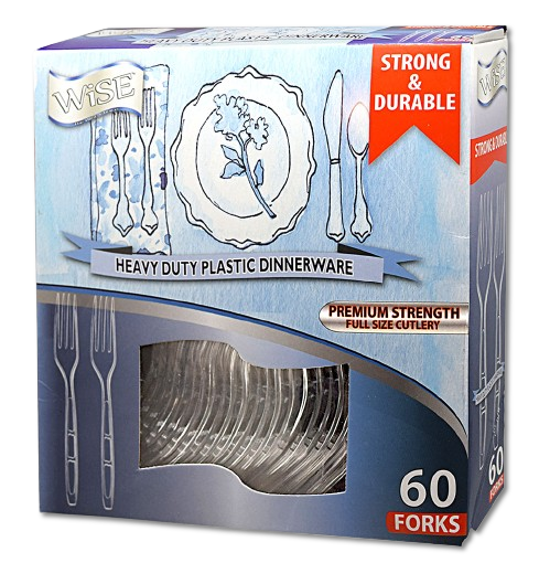 avy Duty Disposable forks Sets 60 PCS