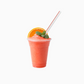 Wise Plastic Red & White Stripe Individually Wrapped Straws – 300 Count