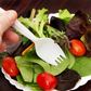 4 Pc Cutlery Set (Spork-Napkin-Salt-Pepper) – 1000 CT, White