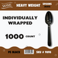 Wise PS Heavy Weight Black Individually Wrapped Spoons – 1000 Count