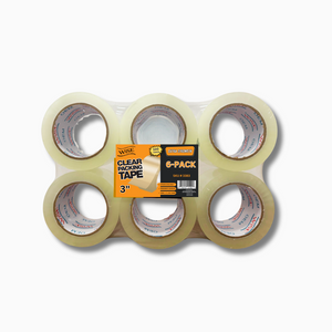 Wise Heavy Duty Clear Packing Tape 52 Mic - 6 Pack