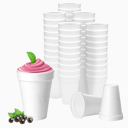 Insulated Disposable Foam Cups – 8 oz