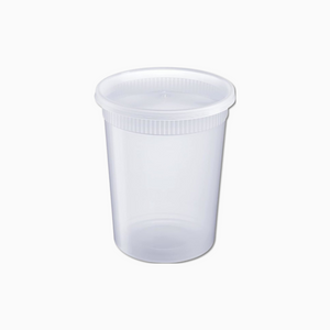 Wise Clear Durable Leak Proof Plastic Deli Containers – 32.oz