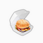 Foam Food Container – 1 Compartment, White | 6x6