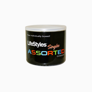 Lifestyle Assorted Condom Jar – 48 CT