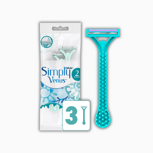 Venus Women’s 2-Blade Disposable Razors – 4 Pack