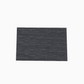Grey | Woven Textured Vinyl Placemats - Set of 4
