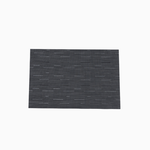 Grey | Woven Textured Vinyl Placemats - Set of 4
