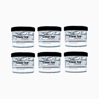 Ampro Gel Clear 10 oz  | Strong Hold Styling Gel - Flake-Free Hair