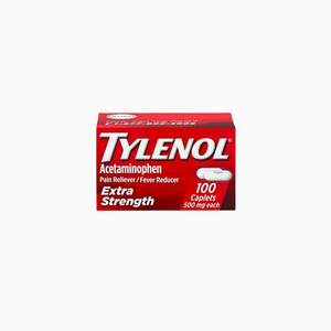 Tylenol Extra Strength Caplets 500mg – 100 Count Bottle