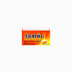 Motrin IB Pain Reliever & Fever Reducer Tablets – Ibuprofen 200mg – Bottle (24 Count)
