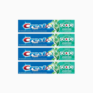 Crest Plus Whitening Toothpaste – 5.4 oz (4 Pack)
