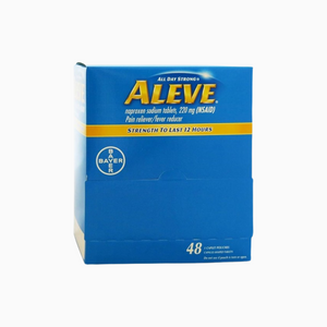Aleve Pain Reliever Tablets – All Day Relief from Aches & Pains – 48 Count