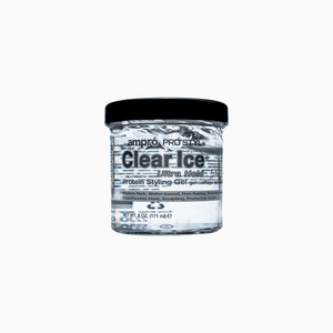 Ampro Gel Clear 6 oz | Strong Hold Styling Gel - Perfect for Travel