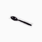 Wise black heavy weight individually wrapped disposable plastic spoons – 1000 count bulk case for restaurants and catering